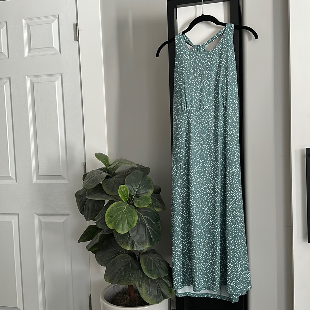 Prana sleeveless dress with pockets and built in bra